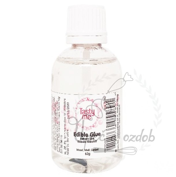 Jedlé dekorativní lepidlo se štětečkem