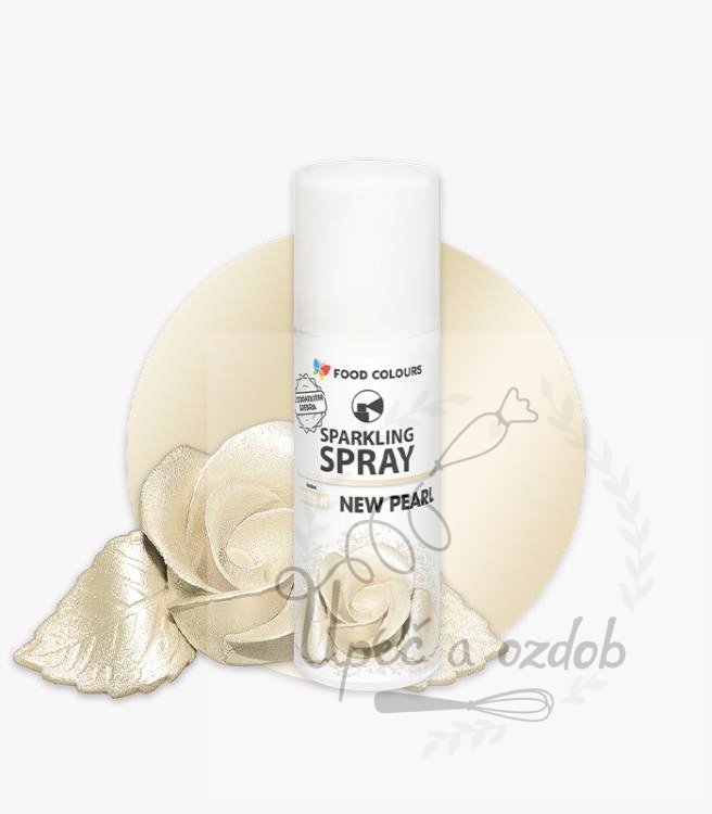 Barva ve spreji Food Colours New Pearl (50 ml) Perleťová