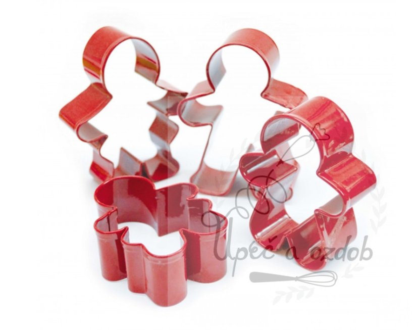 Vykrajovátek perníčková rodina - 4ks