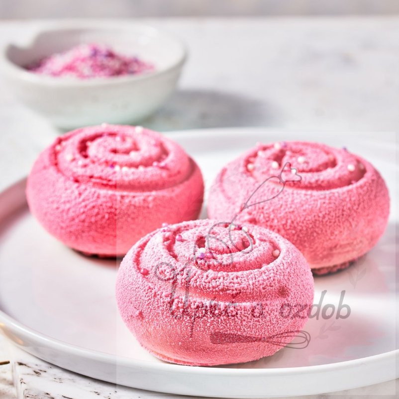 Sametový efekt sprej Funcakes - růžový 100ml