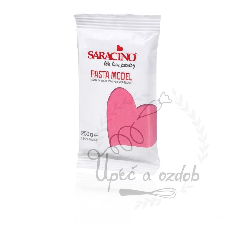 Modelovací fondán na dort Saracino sytě růžový (250 g) Modelovací fondán na dort Saracino sytě růžový (250 g)