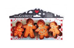 Vykrajovátek perníčková rodina - 4ks