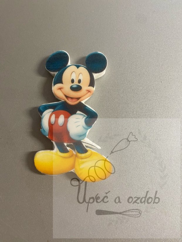 Jedlý zápich Mickey Mouse 1 – Dortová dekorace Disney 🐭 Jedlý zápich Mickey Mouse 1 – Dortová dekorace Disney 🐭