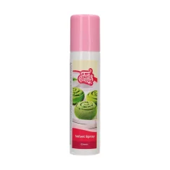 Sametový efekt sprej FunCakes- zelený 100ml