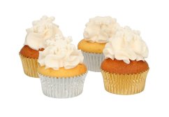 Cukrové zdobení sněhové vločky bíle - 12ks