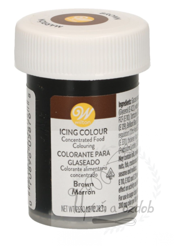 Gelová barvy Wilton - Hněda