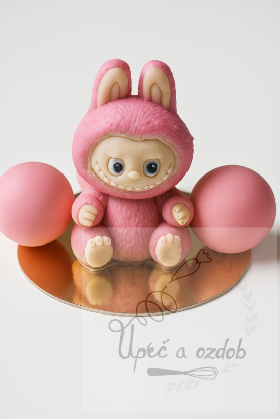 Čokoládová figurka - Růžový Labubu