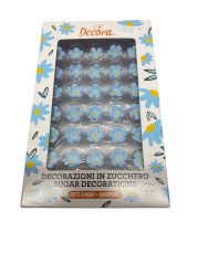 Cukrové květiny malé modré