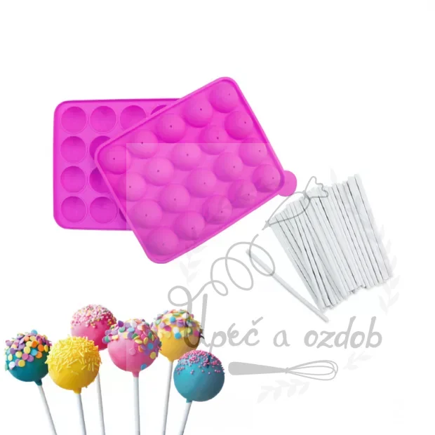 Silikonová forma na Cake pops Silikonová forma na Cake pops