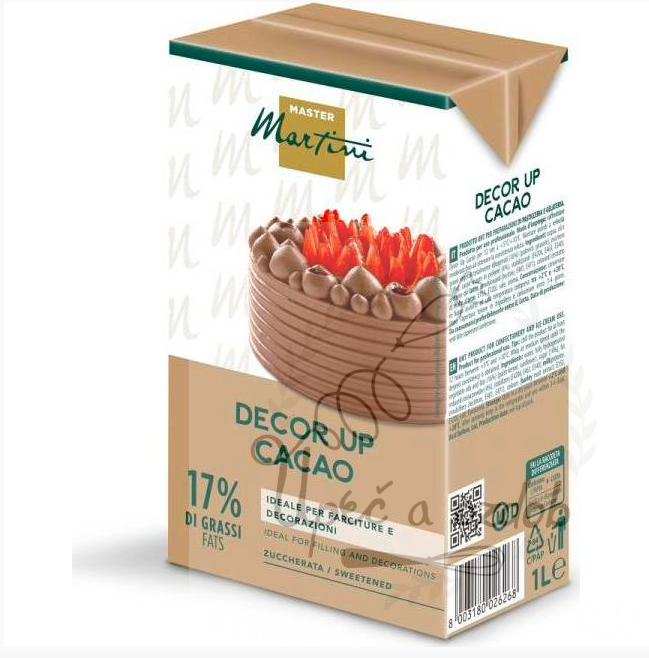 Pařížská šlehačka Decor Up Cacao 1l