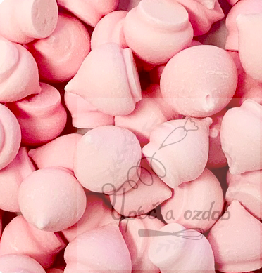 Cukrové pusinky - růžové (40g)