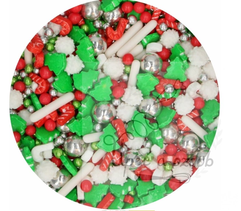 Vánoční cukrový 3D mix - Christmas Wishes