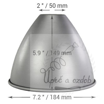 Dortová forma na šaty panenky velká