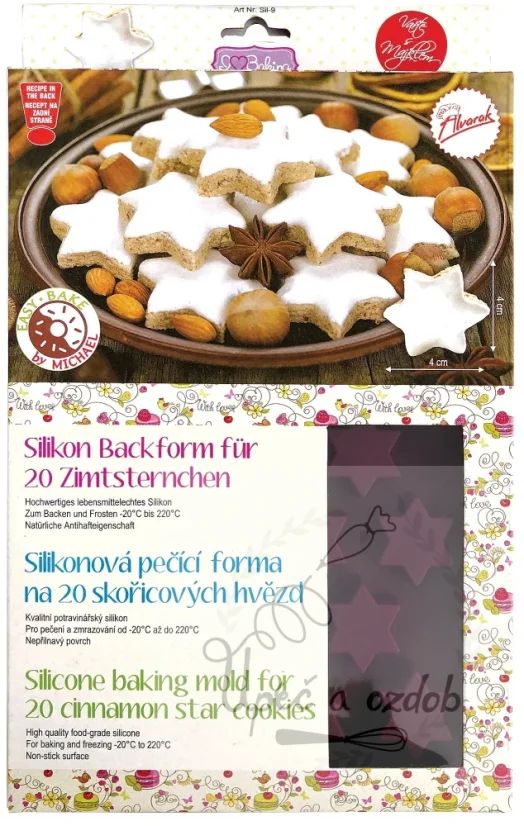 Silikonová forma na 20 hvězd