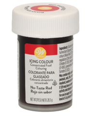 Gelová barvy Wilton - Sytě červená bez chuti