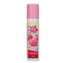 Sametový efekt sprej Funcakes - růžový 100ml