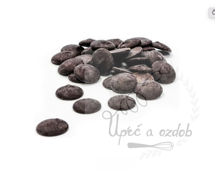 Arabesque Noir Belgická hořká čokoláda 72 %,400g