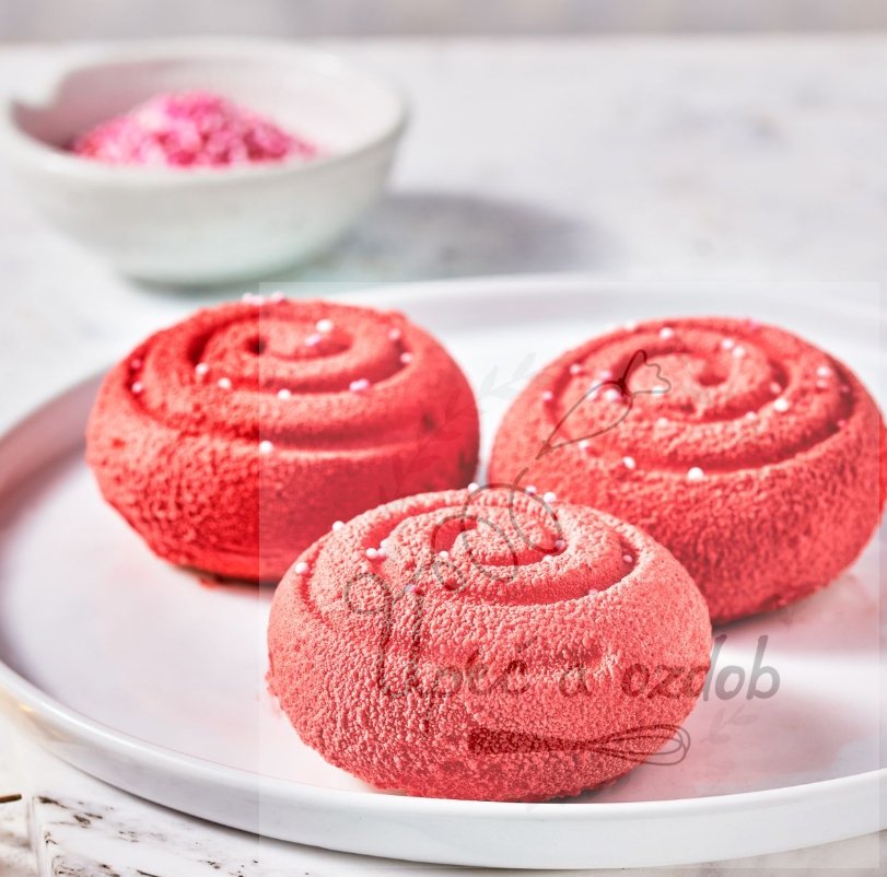 Sametový efekt sprej Funcakes - červený 100ml