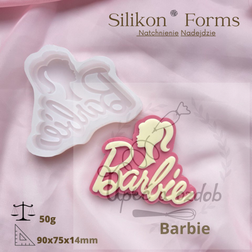 Silikonová forma - Barbie