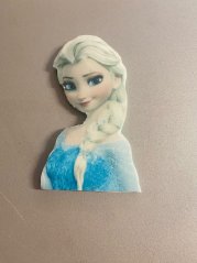 Jedlý zápich Elsa – Dortová dekorace Ledové království ❄️👑