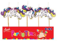 Sada svíček Jednorožci