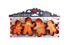 Vykrajovátek perníčková rodina - 4ks