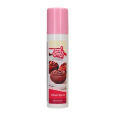Sametový efekt sprej Funcakes - tmavé čokoláda 100ml