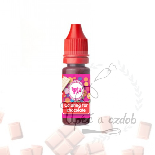 Barva do čokolády červená