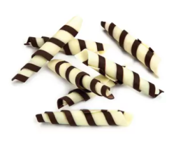 Čokoládové tyčinky Rolls Twister (hořko-bílé) 50g