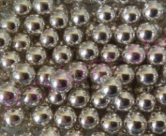 Cukrové kuličky velikosti III - stříbrné