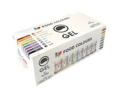 Sada gelových barev Food Colours (8 ks)