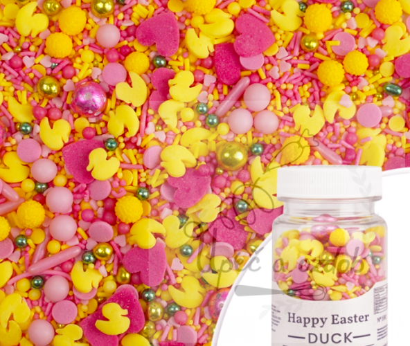 Cukrové zdobení - Happy easter duck 70g