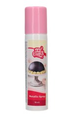 Metalická barva ve spreji Funcakes - Černá