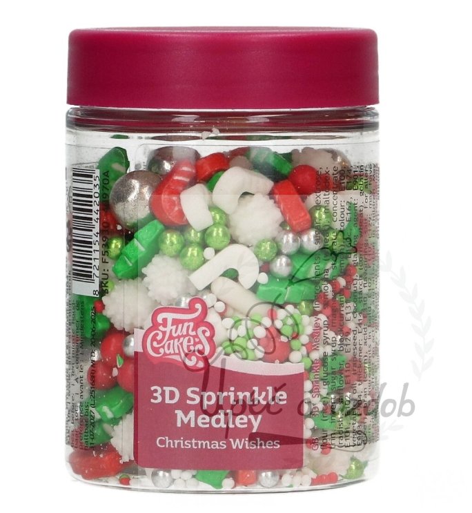 Vánoční cukrový 3D mix - Christmas Wishes