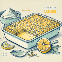 Bezlepková sušenková drť Crumble - Citronová příchuť