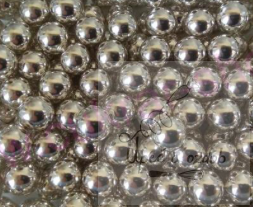 Cukrové kuličky velikosti III - stříbrné