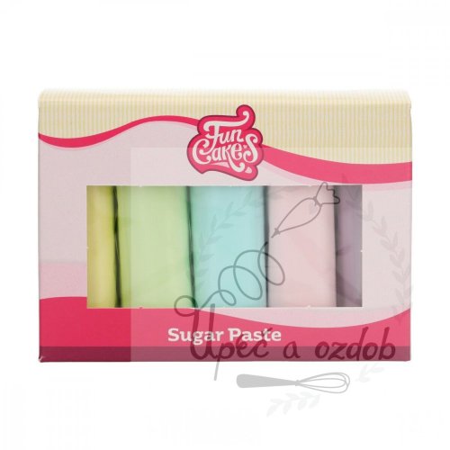 Barevné potahovací hmoty Funcakes - Pastelové barvy