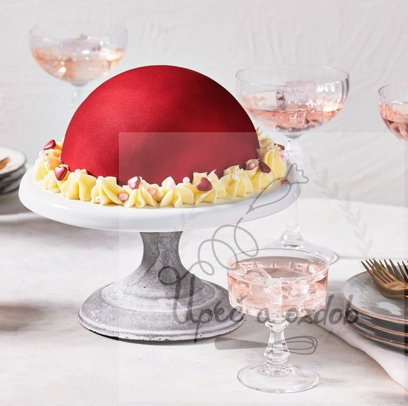 Metalická barva ve spreji Funcakes - Červená