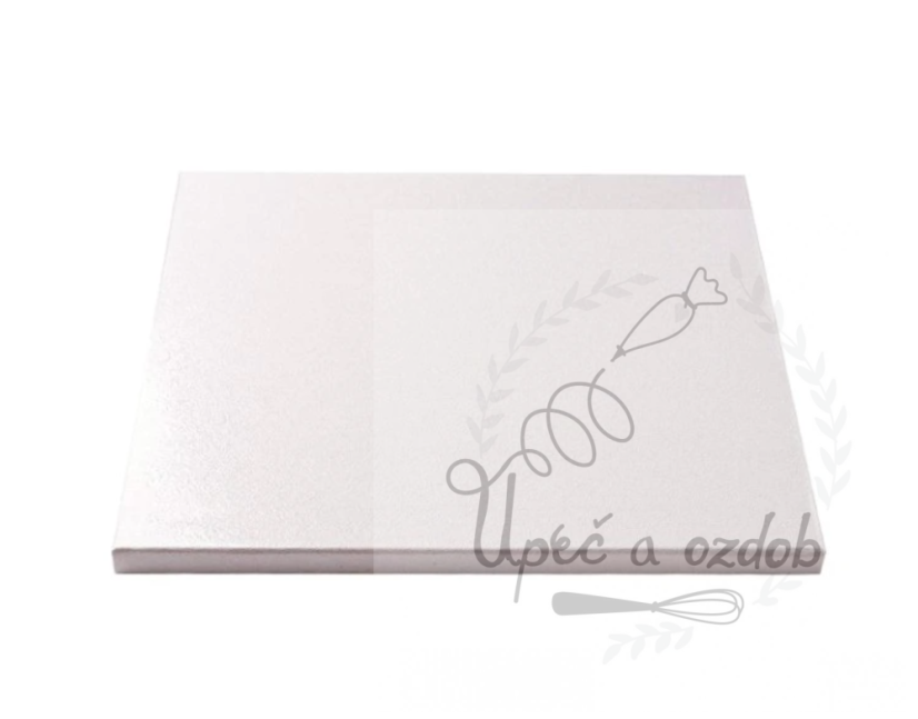 Tác pevný bílý čtverec grape 25x25cm