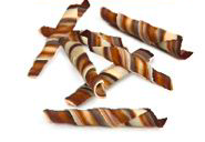 Čokoládové tyčinky Rolls Twister – (hořko-mléčno-bílé) 50g