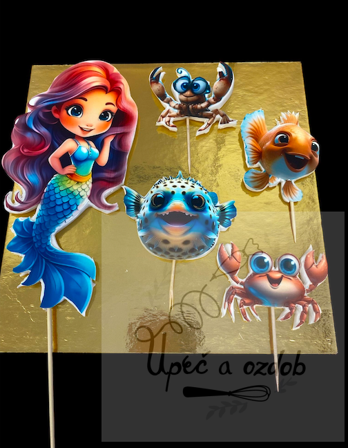 Zápich sada - Mořská víla