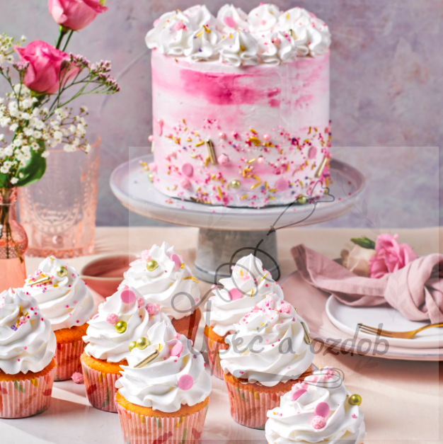 Směs na sněhobílý bílkový krém - Enchanted Cream Funcakes