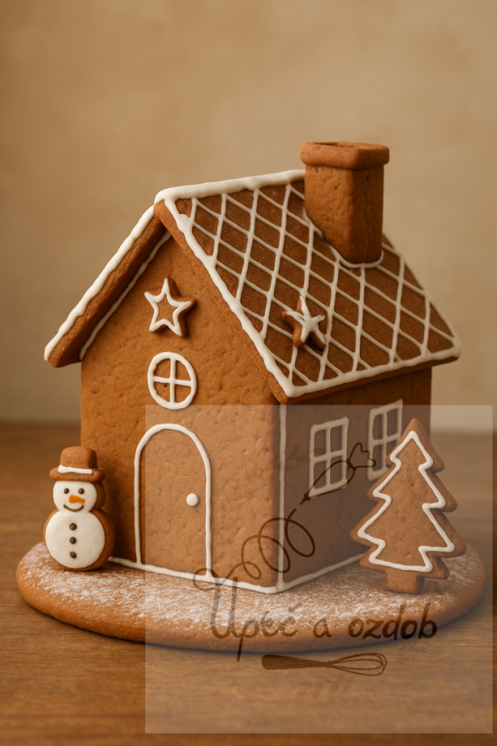 Vánoční perníková chaloupka - kreativní sada