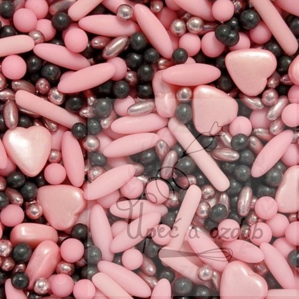 Posypka Roztomile růžová