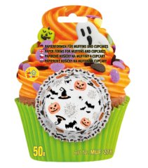 Formičky na muffiny a cupcakes - Děsivý Halloween