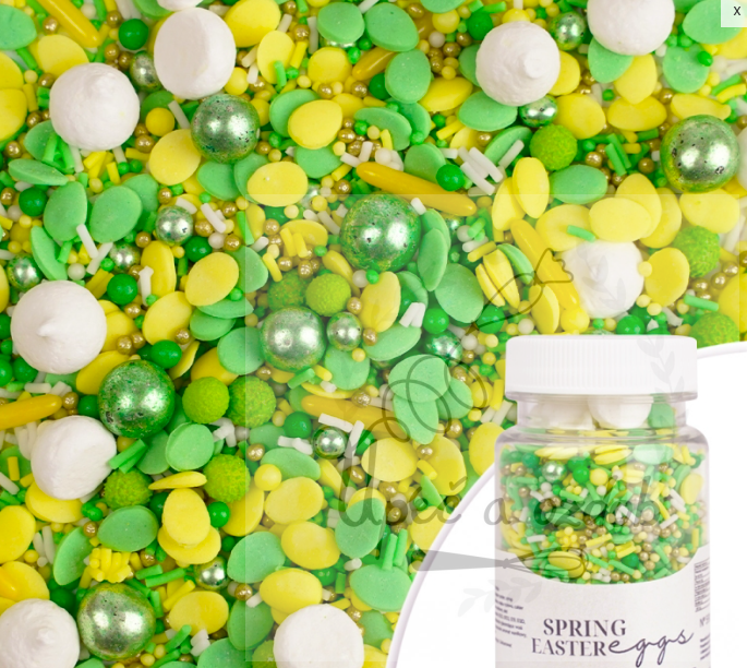 Cukrové zdobení - Jarní velikonoční vajíčka 70g