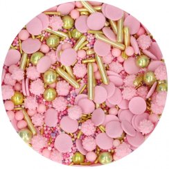 Cukrová posypová směs - Glamour Pink