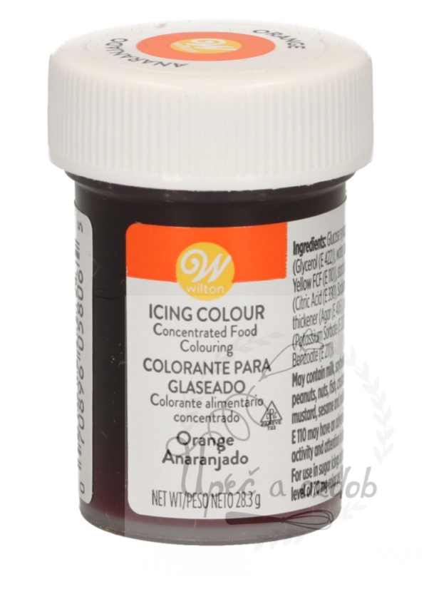 Gelová barvy Wilton - Oranžový